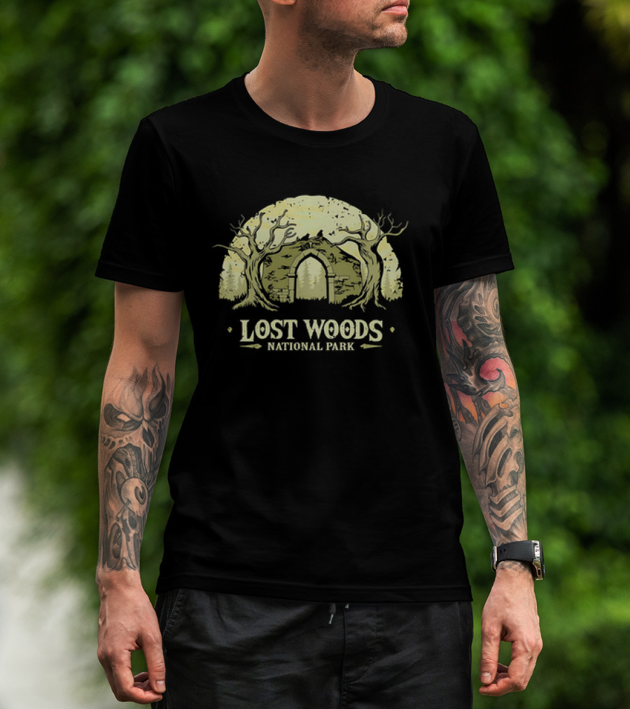 Legend Of Zelda Lost Woods National Park Adventure T-Shirt