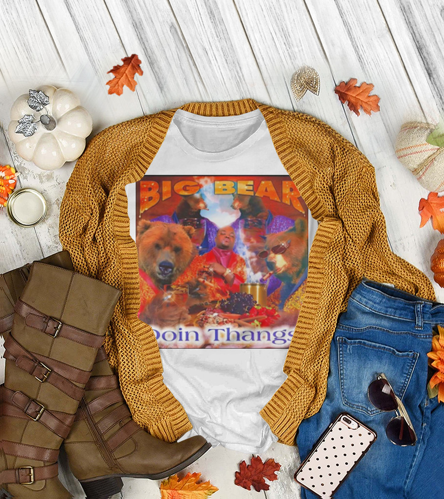 BIG BEAR DOIN THANGS Album Cover T-Shirt