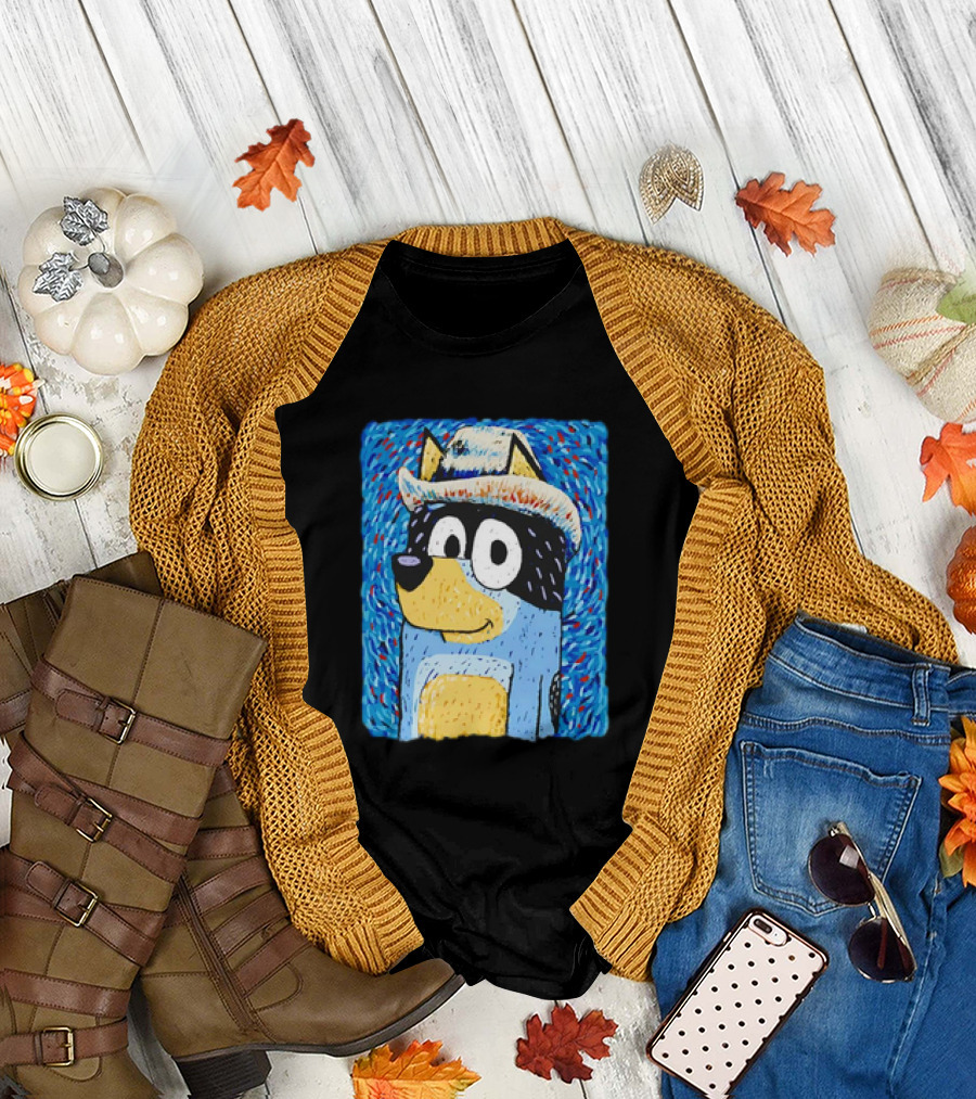 Heeler Family Van Gogh Bandit Van Dogh T-Shirt