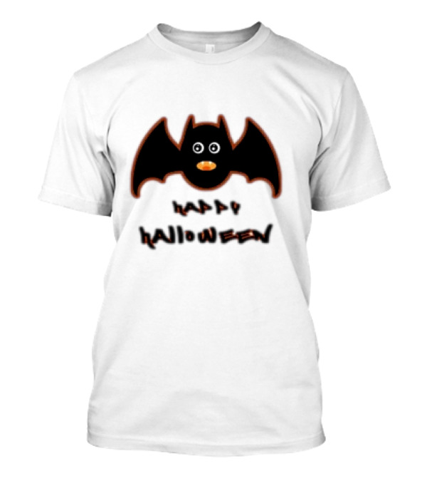 Happy Halloween Bat Man Bat With Pumpkin Face T-Shirt