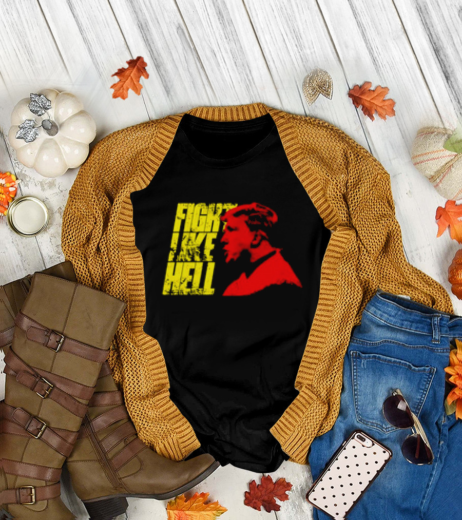 Fight Like Hell Trump Retro Design Steven Crowder T-Shirt