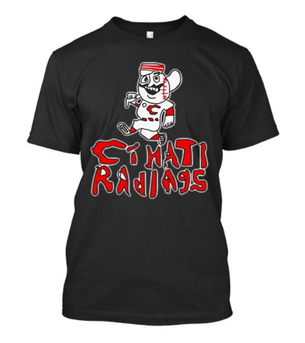 Cincinnati Reds Parody Baseball Character T-Shirt