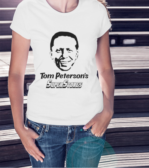 Tom Peterson's Super Stores Face T-Shirt