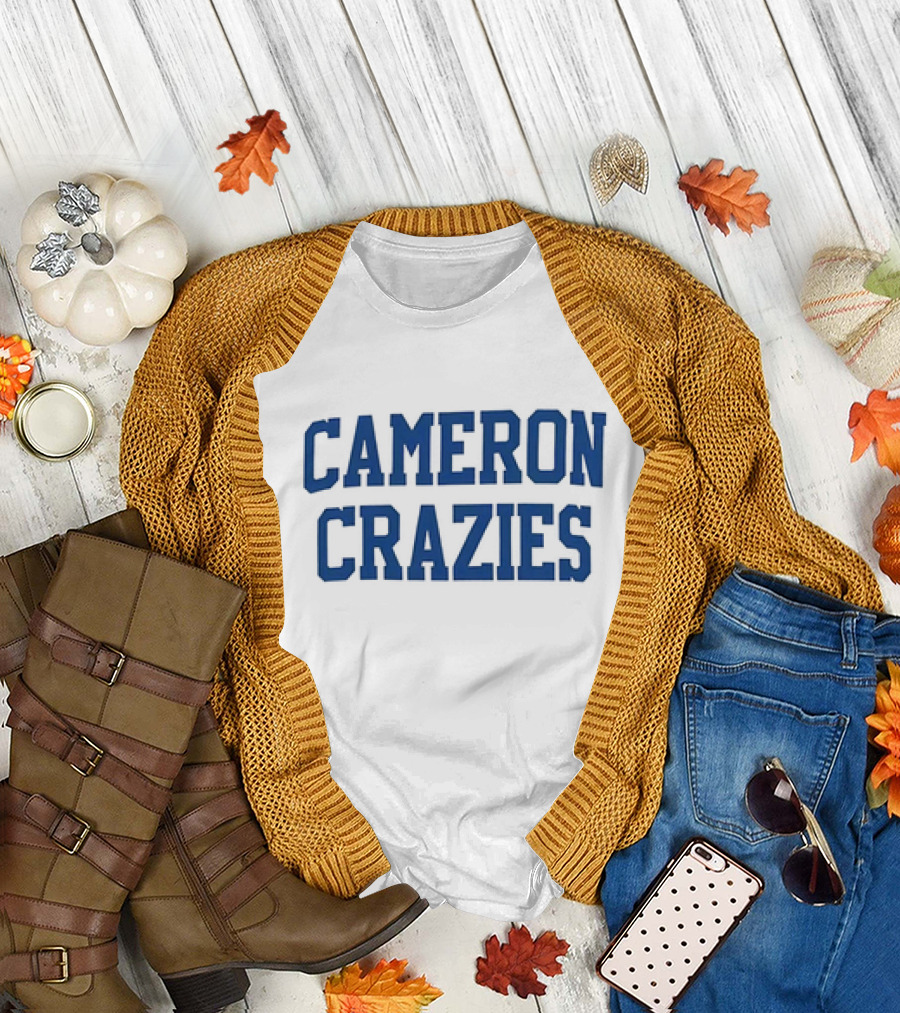 Cameron Crazies Duke Basketball Fan Spirit Enthusiasts Sports Team Supporters T-Shirt