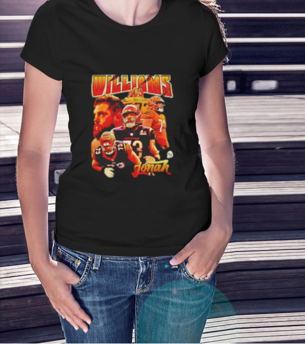 Williams Jonah Football Retro Bootleg Sports T-Shirt