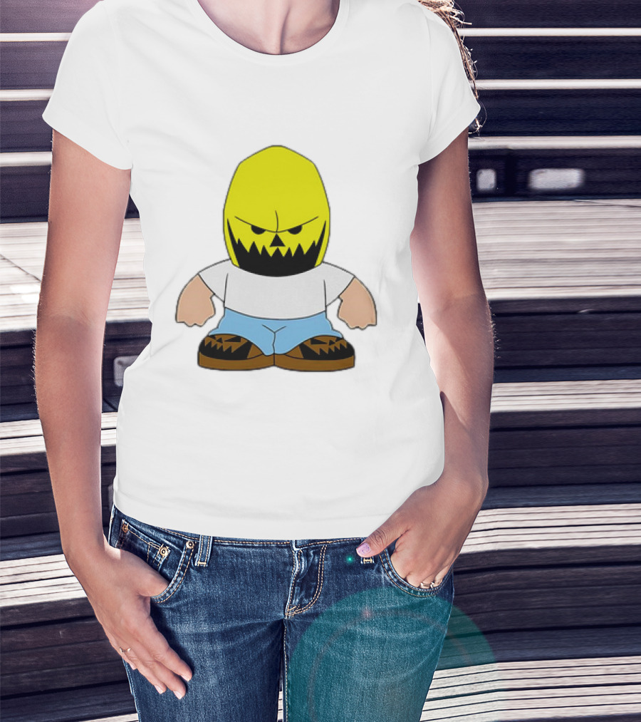 Dude Babbitt Revived Yellow Masked Cartoon Character T-Shirt