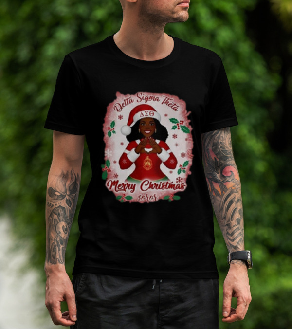 Delta Sigma Theta Merry Christmas Soror T-Shirt