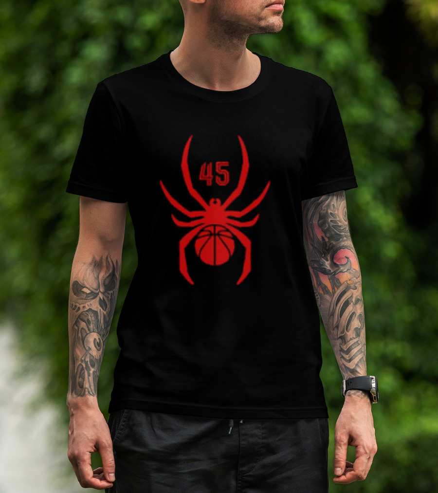 Cleveland Spider 45 Basketball Red Spider T-Shirt