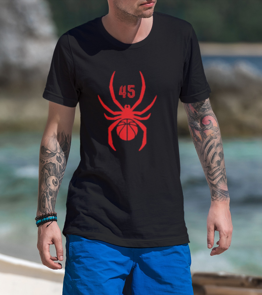 Cleveland Spider 45 Basketball Red Spider T-Shirt