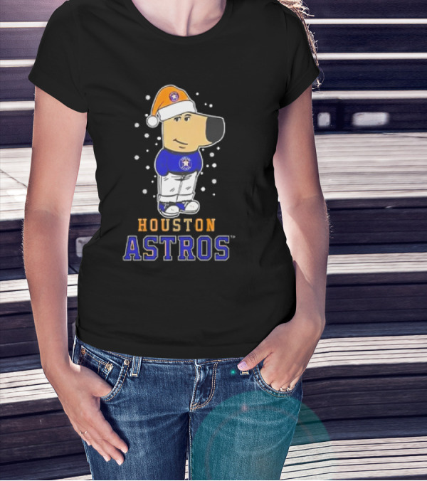 Houston Astros Christmas Chill With Festive Character T-Shirt