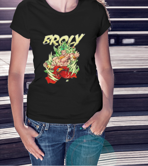 Broly Legendary Warrior Anime Super Saiyan Power Display T-Shirt