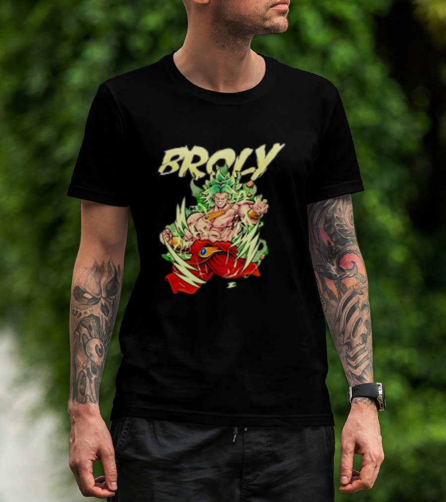 Broly Legendary Warrior Anime Super Saiyan Power Display T-Shirt