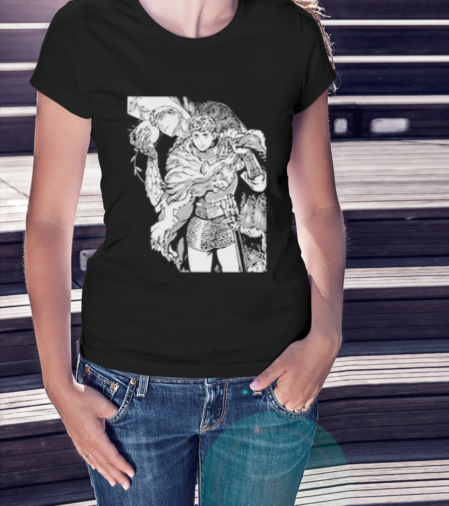 Tasty In Dungeon Anime Knight Fantasy Adventure Scene T-Shirt