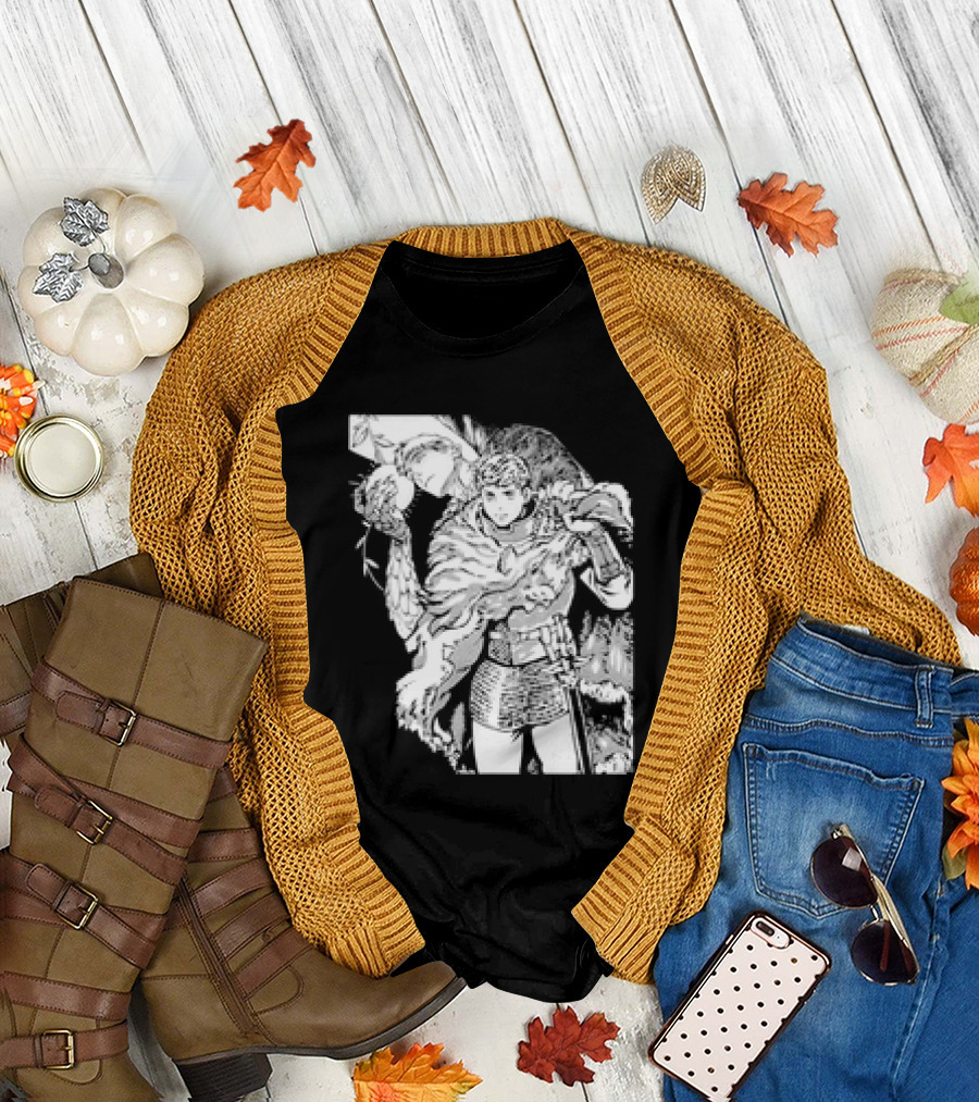 Tasty in Dungeon Anime Knight Fantasy Adventure Scene T-Shirt
