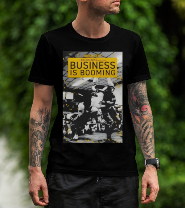 Brick City Business Is Booming Wrestling Action Scene T-Shirt