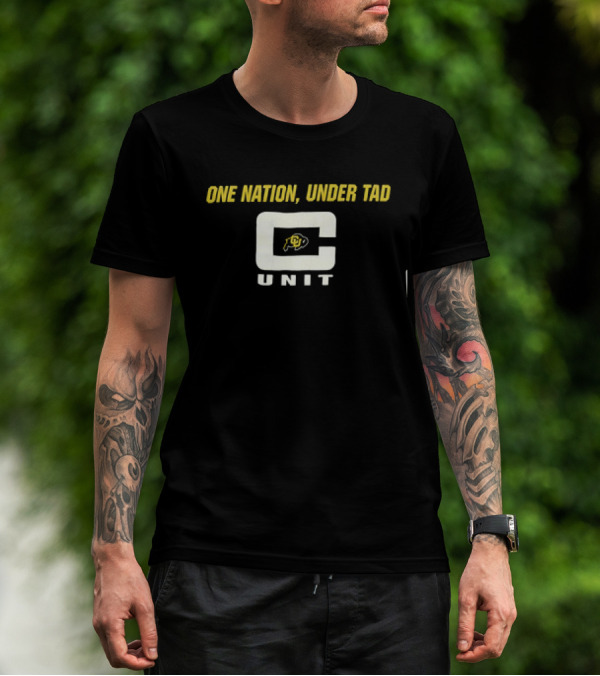Colorado Buffaloes One Nation Under Tad C Unit T-Shirt