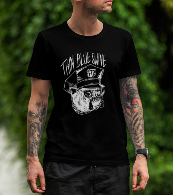 Thin Blue Swine FTP Police Pig T-Shirt