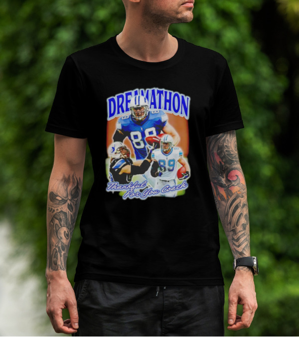 Dreamathon Thankful For You Coach Detroit Lions Football Players T-Shirt