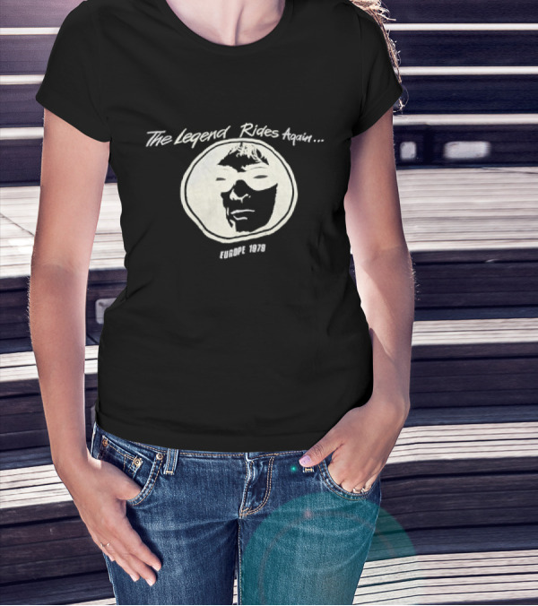 The Legend Rides Again Europe 1978 Masked Face T-Shirt