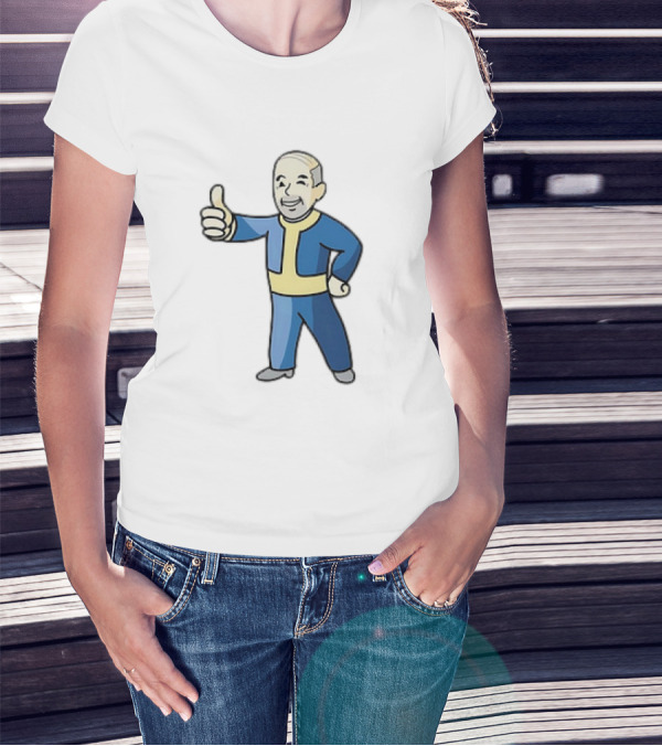 Vault Boy Nate Fallout Cartoons T-Shirt