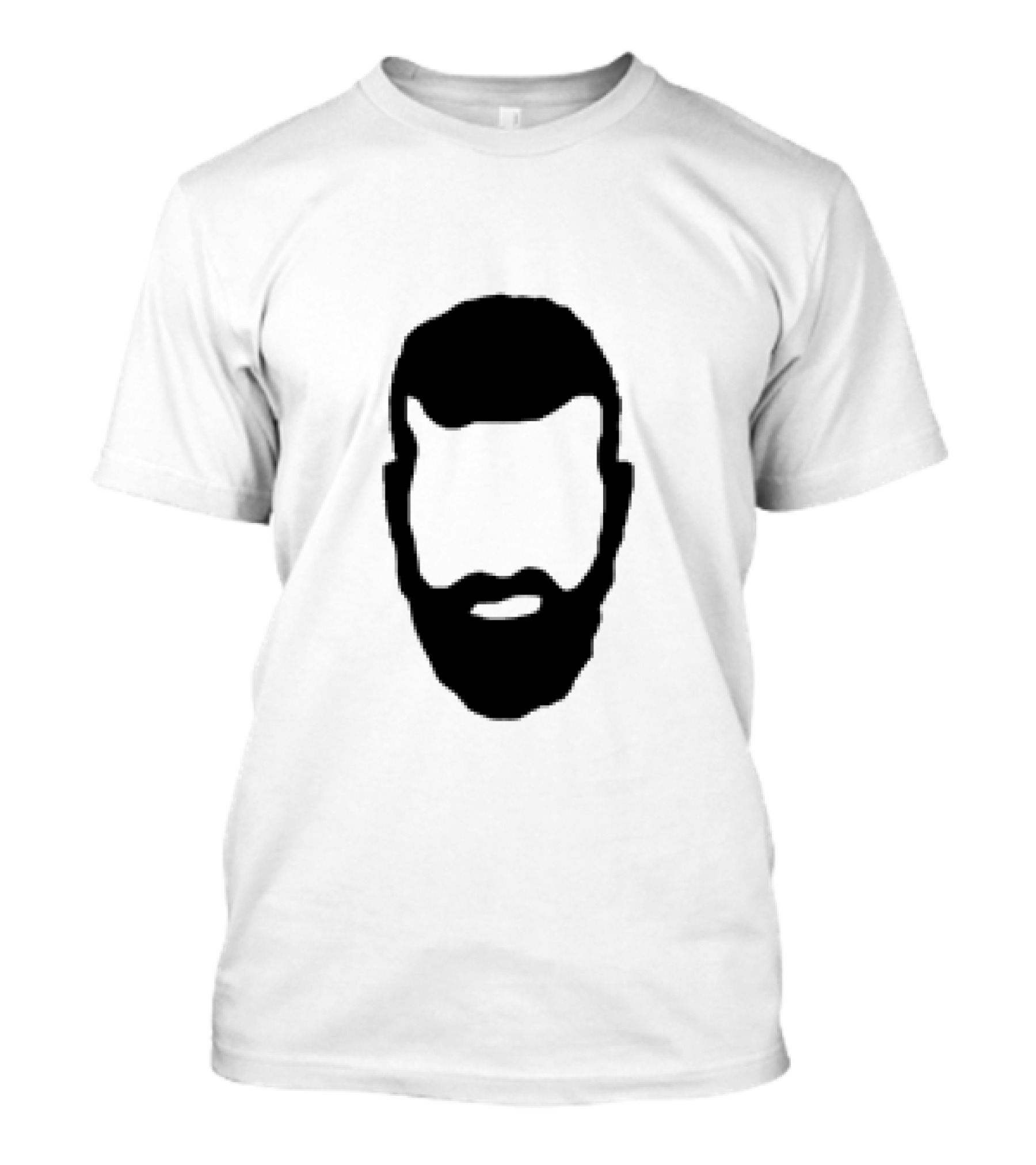 Hauss Beard Silhouette Marc Hauss Face T-Shirt