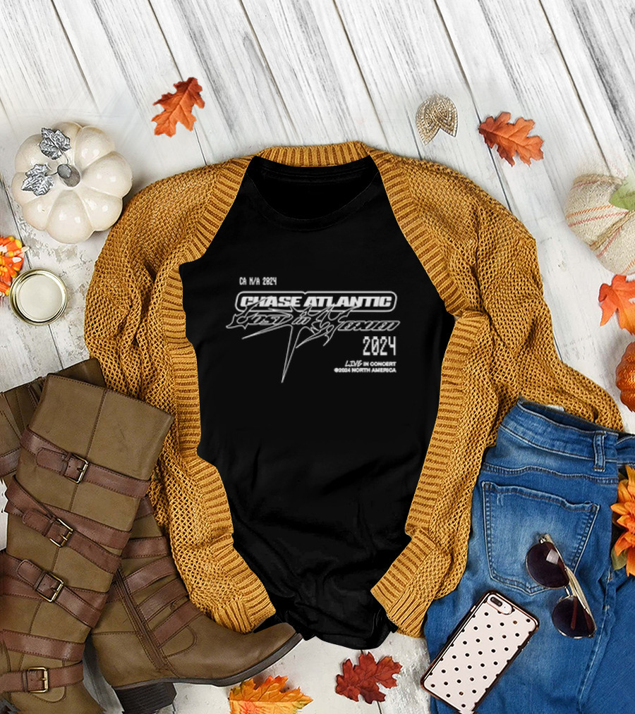 Chase Atlantic Lost in Heaven 2024 Live in Concert North America Tour Dates T-Shirt