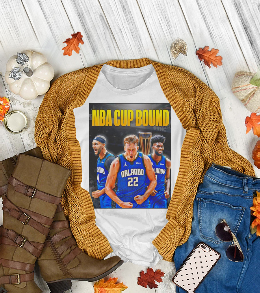 NBA Cup Bound Orlando Magic Jonathan Isaac Jalen Suggs Franz Wagner T-Shirt