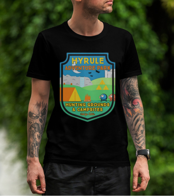 Hyrule Adventure Park Hunting Grounds And Campsites Ask For Zelda T-Shirt