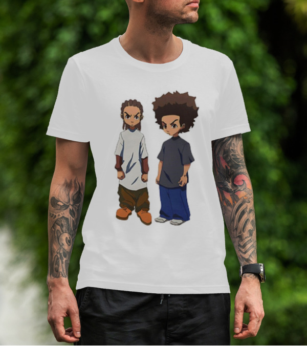 The Boondocks Huey And Riley Duo T-Shirt