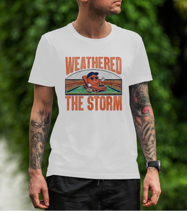 Weathered The Storm Syracuse Orange Stadium Mascot T-Shirt