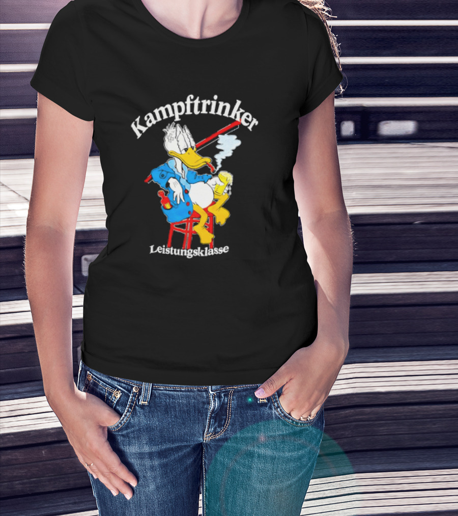Kampftrinker Leistungsklasse Donald Duck Retro T-Shirt