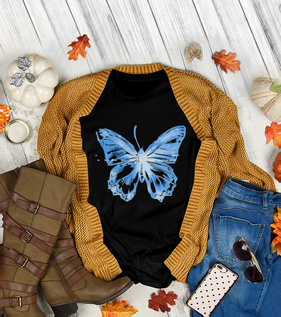 Luke Hemmings Boy Blue Butterfly T-Shirt