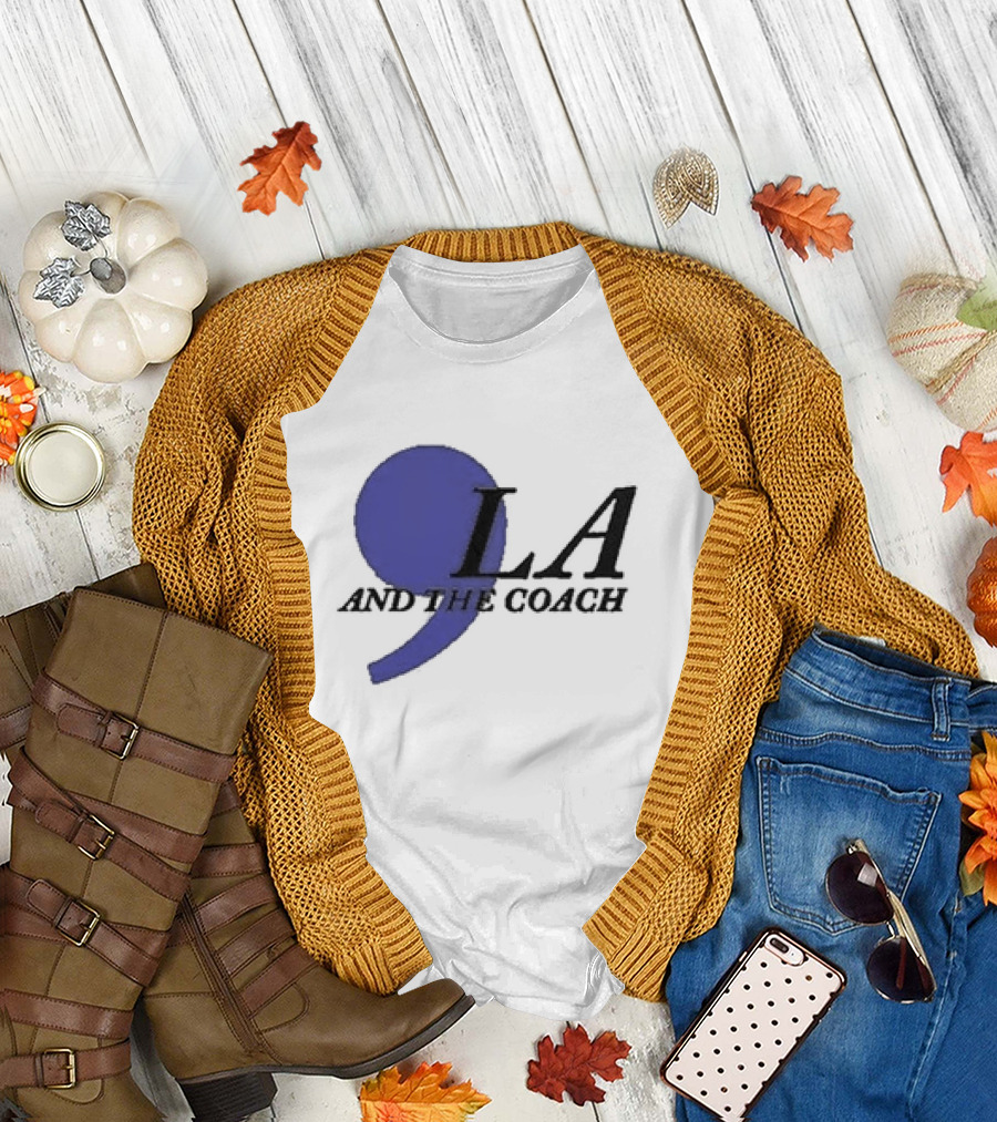 Comma LA And The Coach Retro Style Purple T-Shirt