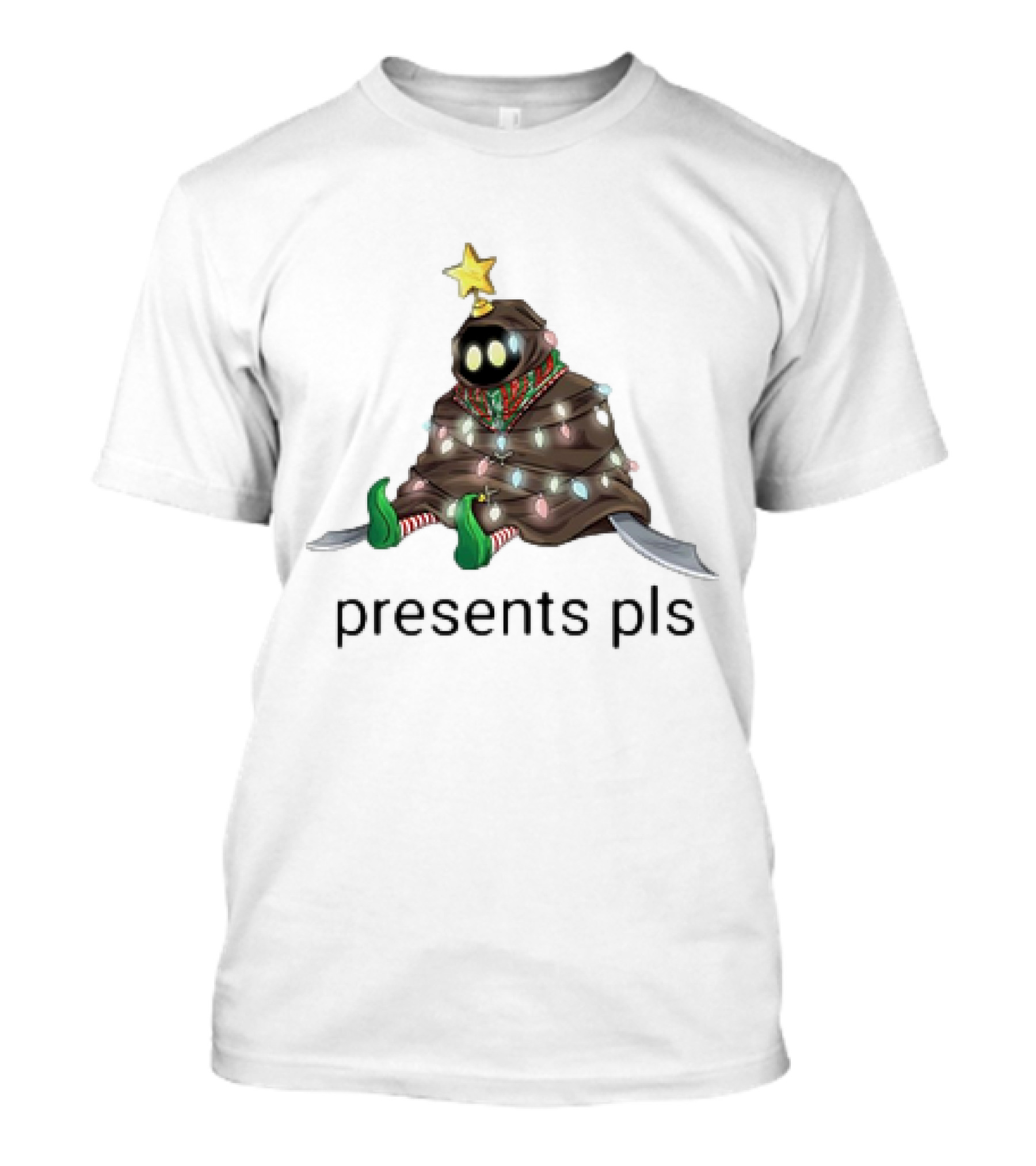 Bob Bobowski Presents Pls In Holiday Lights Adorned With Star And Blades T-Shirt