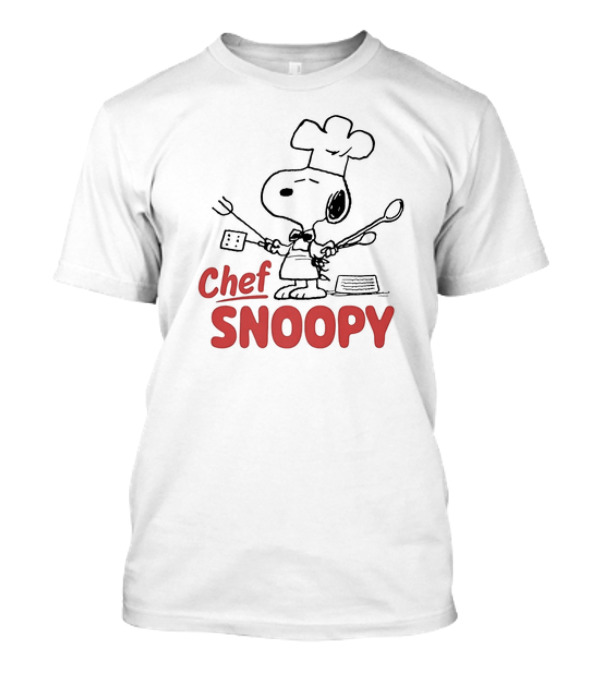 Chef Snoopy Cartoon Cooking T-Shirt