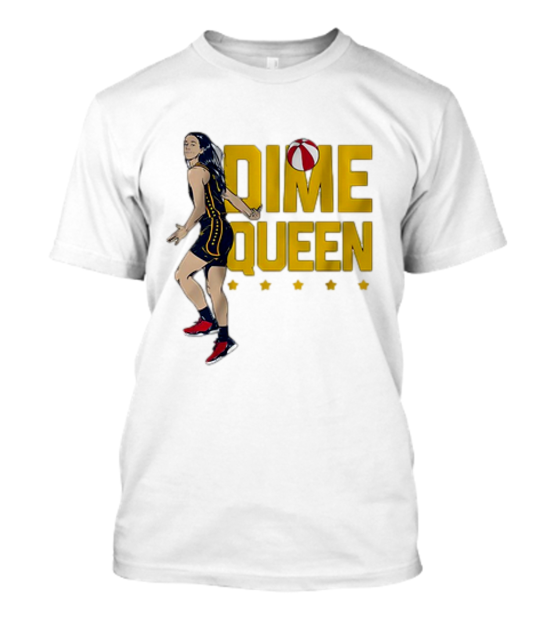 Caitlin Clark Dime Queen Indiana Fever Basketball T-Shirt