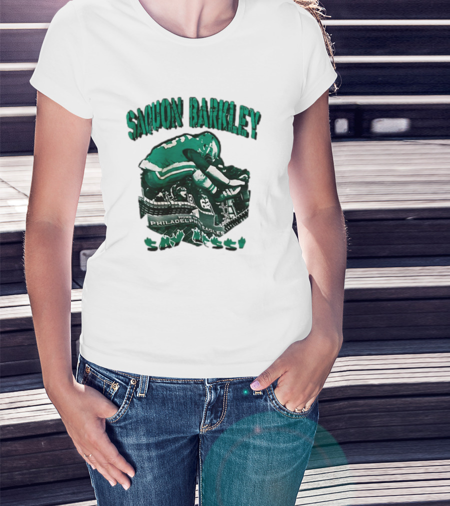 Saquon Barkley Fly Home Of Philadelphia Eagles Say Less T-Shirt