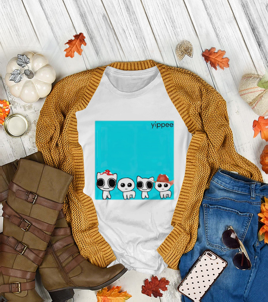 yippee x weezer cringey characters with hats T-Shirt