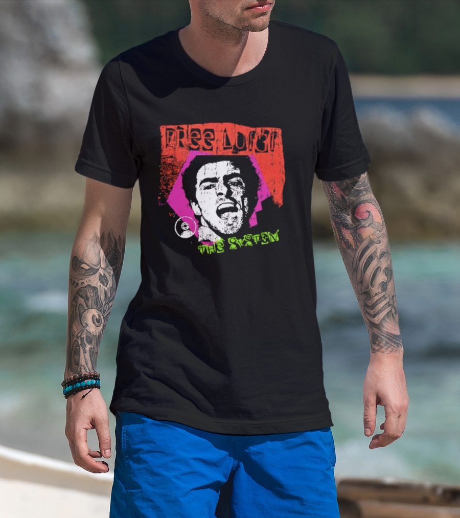 Free Luigi The System Portrait Bold Expression T-Shirt