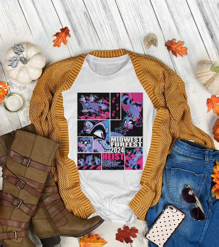 Midwest Furfest 2024 Heist December 5-8 Rosemont IL Events and Schedule Information T-Shirt