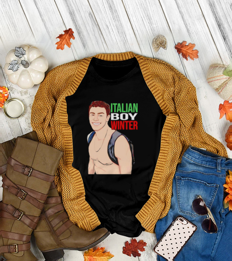 Luigi Mangione Italian Boy Winter Backpack Smiling T-Shirt