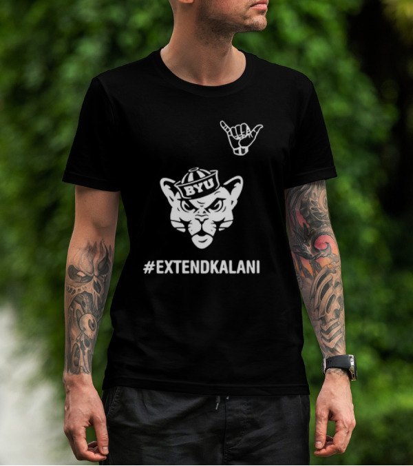 Shaka Sign BYU Cougars #ExtendKalani T-Shirt