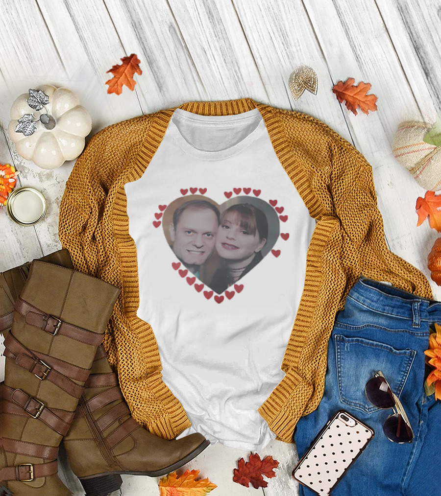 Niles And Daphne Frasier Heart of Love T-Shirt
