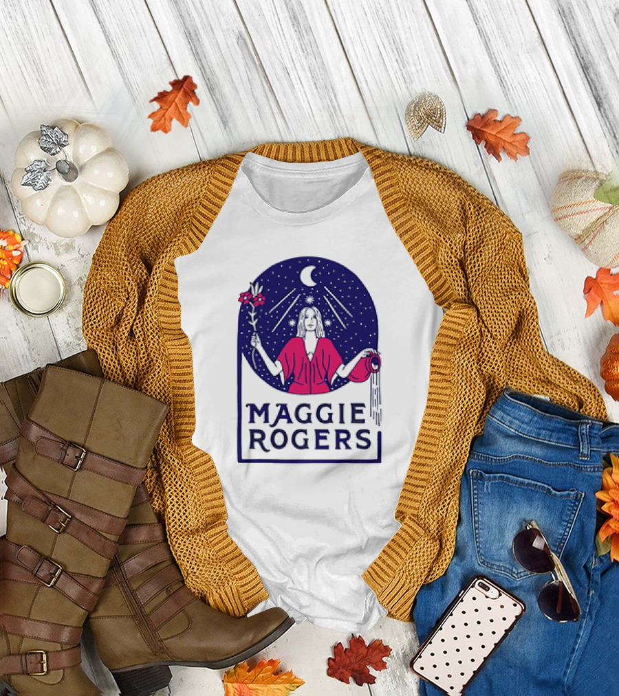 Maggie Rogers The Magi Celestial Moon Starry Night Water Bearer T-Shirt