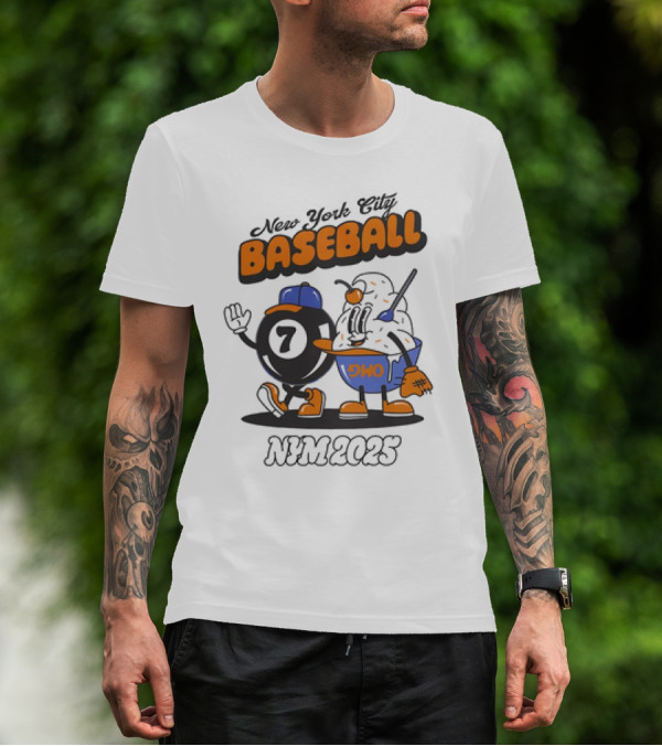 New York City Baseball NYM 2025 DWO 7 T-Shirt