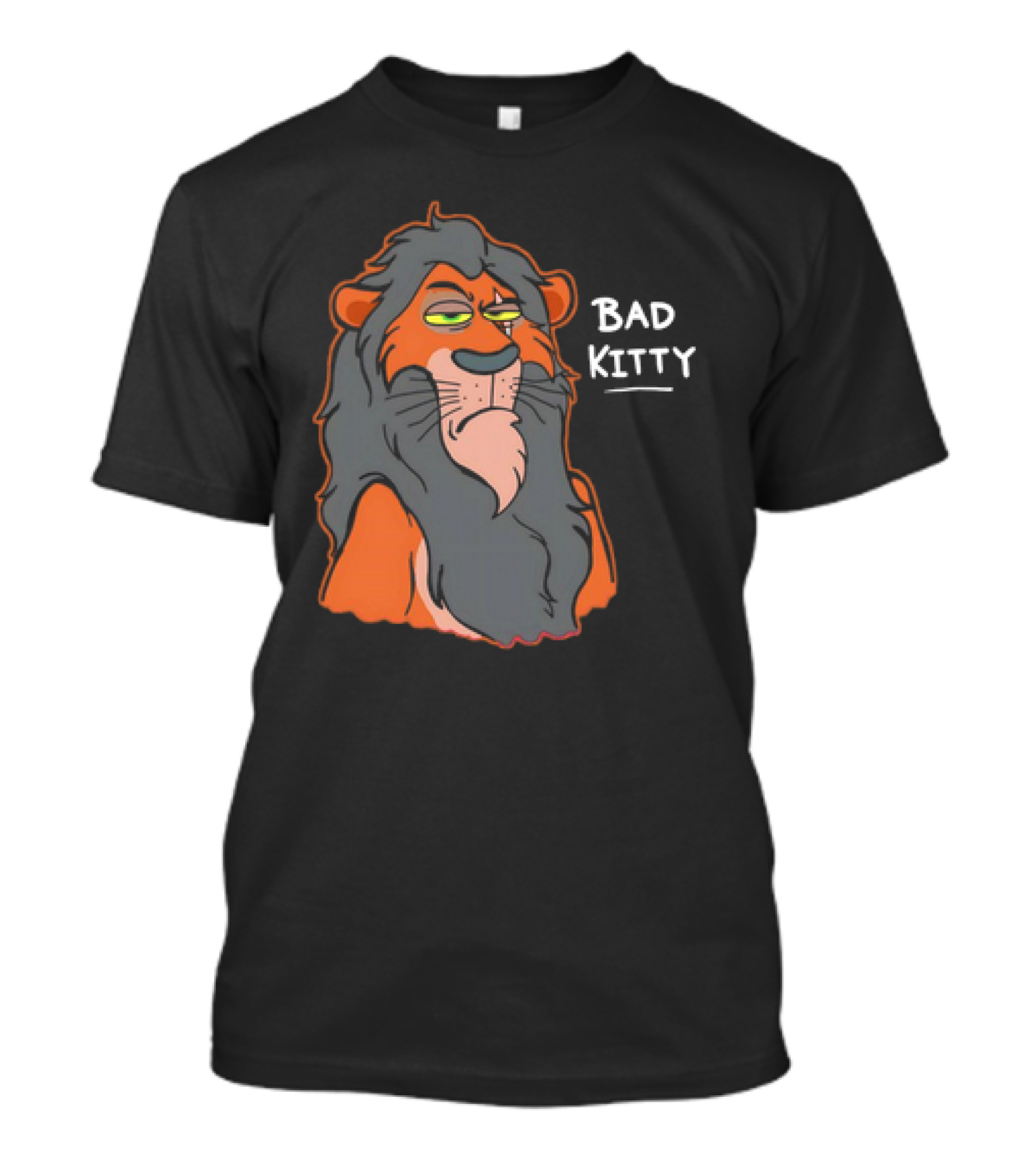 Scar Bad Kitty Lion Expression T-Shirt