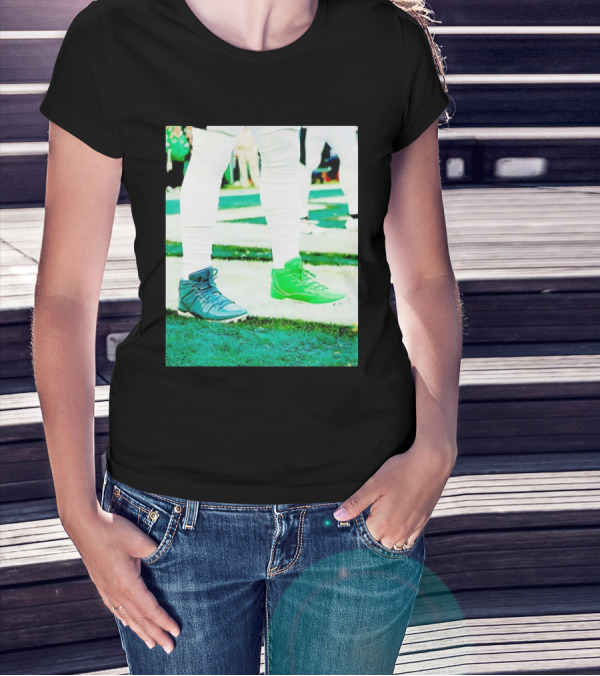Jalen Two Shoes Colorful Football Footwear Return T-Shirt