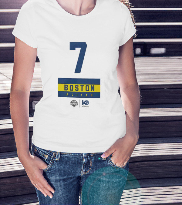 7 Boston Aliyah WNBA Kompete Indiana Fever T-Shirt