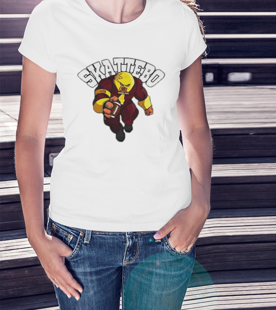 Arizona State Sun Devils Skattebo Football Mascot ASU Juggernaut T-Shirt