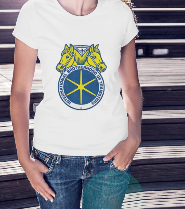 International Brotherhood Of Teamsters Emblem With Dual Horses T-Shirt